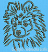 Pomeranian Portrait #1 - 3" Medium Size Embroidery Design