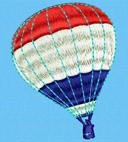 Air Balloon - Satin 2 - Free Embroidery Design - Click Image to Close