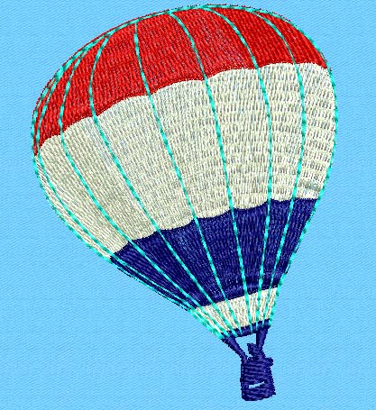 Air Balloon - Tatami - Free Embroidery Design - Click Image to Close
