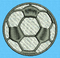 Soccer Ball - Free Embroidery Design - Click Image to Close
