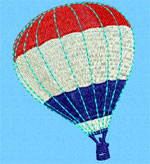 Air Balloon - Tatami - Free Embroidery Design