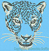 Jaguar Portrait #1 - 5" Large Size Embroidery Design