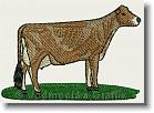 Jersey Cow - Embroidery Design Sample - Vodmochka Graffix Custom Embroidery Digitizing Services * 500 x 359 * (53KB)
