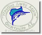 Wasting Away Again Swordfish - Embroidery Design Sample - Vodmochka Graffix Custom Embroidery Digitizing Services * 500 x 409 * (54KB)
