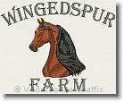 Wingedspur Farm - Embroidery Design Sample - Vodmochka Graffix Custom Embroidery Digitizing Services * 500 x 406 * (38KB)