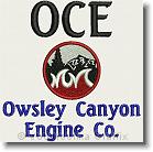 OCE - Owsley Canyon Engine Company - Embroidery Design Sample - Vodmochka Graffix Custom Embroidery Digitizing Services * 500 x 497 * (58KB)