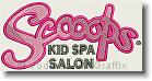Scoops Kid Spa Salon - Embroidery Design Sample - Vodmochka Graffix Custom Embroidery Digitizing Services * 500 x 250 * (49KB)