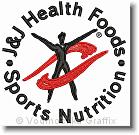 J&J Health Foods - Embroidery Design Sample - Vodmochka Graffix Custom Embroidery Digitizing Services * 500 x 485 * (36KB)