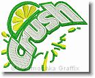 Crush - Embroidery Design Sample - Vodmochka Graffix Custom Embroidery Digitizing Services * 500 x 408 * (73KB)