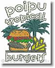 Poipu Tropical Burgers - Embroidery Design Sample - Vodmochka Graffix Custom Embroidery Digitizing Services * 440 x 540 * (95KB)