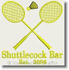 Shuttlecock Bar - Embroidery Design Sample - Vodmochka Graffix Custom Embroidery Digitizing Services * 500 x 501 * (71KB)