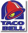 Taco Bell - Embroidery Design Sample - Vodmochka Graffix Custom Embroidery Digitizing Services * 495 x 587 * (132KB)