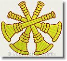 Chief Bugle - Embroidery Design Sample - Vodmochka Graffix Custom Embroidery Digitizing Services * 500 x 450 * (90KB)