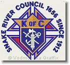 Knights Of Columbus Snake River Council - Embroidery Design Sample - Vodmochka Graffix Custom Embroidery Digitizing Services * 500 x 468 * (98KB)
