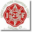 Spokane Fire Fighters - Embroidery Design Sample - Vodmochka Graffix Custom Embroidery Digitizing Services * 500 x 497 * (102KB)