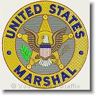 United States Marshal - Embroidery Design Sample - Vodmochka Graffix Custom Embroidery Digitizing Services * 500 x 498 * (120KB)