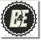 B & E - Embroidery Design Sample - Vodmochka Graffix Custom Embroidery Digitizing Services * 481 x 463 * (48KB)