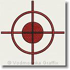 Bulls Eye - Embroidery Design Sample - Vodmochka Graffix Custom Embroidery Digitizing Services * 500 x 502 * (42KB)