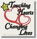 Touching Hearts Changing Lifes - Embroidery Design Sample - Vodmochka Graffix Custom Embroidery Digitizing Services * 500 x 526 * (71KB)