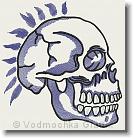 Cody Skull - Embroidery Design Sample - Vodmochka Graffix Custom Embroidery Digitizing Services * 500 x 517 * (72KB)