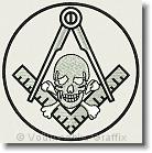 Mason Skull - Embroidery Design Sample - Vodmochka Graffix Custom Embroidery Digitizing Services * 500 x 502 * (64KB)