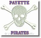 Payette Pirates - Embroidery Design Sample - Vodmochka Graffix Custom Embroidery Digitizing Services * 500 x 463 * (54KB)