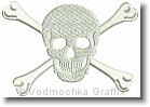 Payette Pirates Skull - Embroidery Design Sample - Vodmochka Graffix Custom Embroidery Digitizing Services * 500 x 349 * (36KB)