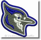 Bluejay - Embroidery Design Sample - Vodmochka Graffix Custom Embroidery Digitizing Services * 500 x 494 * (71KB)