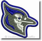 Bluejay - Embroidery Design Sample - Vodmochka Graffix Custom Embroidery Digitizing Services * 500 x 494 * (71KB)