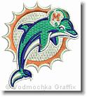 Dolphins - Embroidery Design Sample - Vodmochka Graffix Custom Embroidery Digitizing Services * 481 x 541 * (50KB)