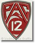 Pac 12 - Embroidery Design Sample - Vodmochka Graffix Custom Embroidery Digitizing Services * 500 x 603 * (114KB)