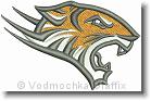 Tiger Head - Embroidery Design Sample - Vodmochka Graffix Custom Embroidery Digitizing Services * 500 x 324 * (41KB)
