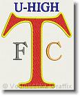 U-High FTC - Embroidery Design Sample - Vodmochka Graffix Custom Embroidery Digitizing Services * 500 x 601 * (74KB)