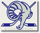 URI Hockey - Embroidery Design Sample - Vodmochka Graffix Custom Embroidery Digitizing Services * 500 x 415 * (66KB)