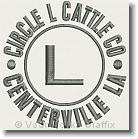 Circle L Cattle Company Centerville, LA - Embroidery Text Design Sample - Vodmochka Graffix Custom Embroidery Digitizing Services * 500 x 501 * (55KB)