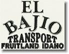 El Bajio Transport Fruiland. Idaho - Embroidery Text Design Sample - Vodmochka Graffix Custom Embroidery Digitizing Services * 500 x 388 * (51KB)