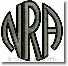 NRA - Embroidery Design Sample - Vodmochka Graffix Custom Embroidery Digitizing Services * 500 x 486 * (72KB)