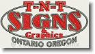 TNT Signs & Graphics Ontario, Oregon - Embroidery Text Design Sample - Vodmochka Graffix Custom Embroidery Digitizing Services * 500 x 270 * (55KB)