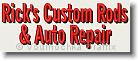 Rick's Custom Rods & Auto Repair - Embroidery Design Sample - Vodmochka Graffix Custom Embroidery Digitizing Services * 500 x 204 * (36KB)