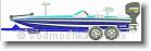 Speed Boat on Trailer - Embroidery Design Sample - Vodmochka Graffix Custom Embroidery Digitizing Services * 500 x 147 * (19KB)