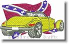 Sports Car - Embroidery Design Sample - Vodmochka Graffix Custom Embroidery Digitizing Services * 500 x 306 * (35KB)