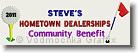 Steve's Hometown Dealeships Community Benefit - Embroidery Design Sample - Vodmochka Graffix Custom Embroidery Digitizing Services * 500 x 176 * (22KB)