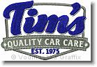 Tim's Quality Car Care - Embroidery Design Sample - Vodmochka Graffix Custom Embroidery Digitizing Services * 500 x 341 * (63KB)