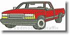 Truck - Embroidery Design Sample - Vodmochka Graffix Custom Embroidery Digitizing Services * 500 x 236 * (24KB)