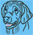 Flat-Coated Retriever Portrait #2 Color #2 - Vodmochka Embroidery Design - Details