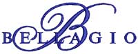 Bellagio Hotel Logo - Custom Embroidery Digitizing Sample Picture