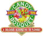 Candy Bouquet Logo - Custom Embroidery Digitizing Sample Picture