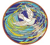 Dove Window - Custom Embroidery Digitizing Sample Picture