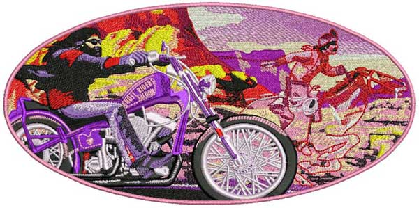 Ghost Riders Saloon - Machine Embroidery Design - © 2006 Vadmochka Graffix - Click Image to Close