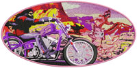 Ghost Riders Saloon - Custom Embroidery Digitizing Sample Picture